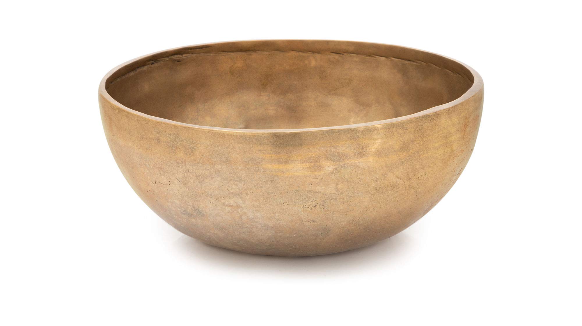 XDrum Ciotola Tibetana Omshanti 22 cm, Fatta a mano in India, Colore: oro | Materiale: lega di ottone, Diametro: ca. 22 cm, Peso: ca. 1500 g, Battuta a mano, Lega di 7 metalli diversi, Danza creativa