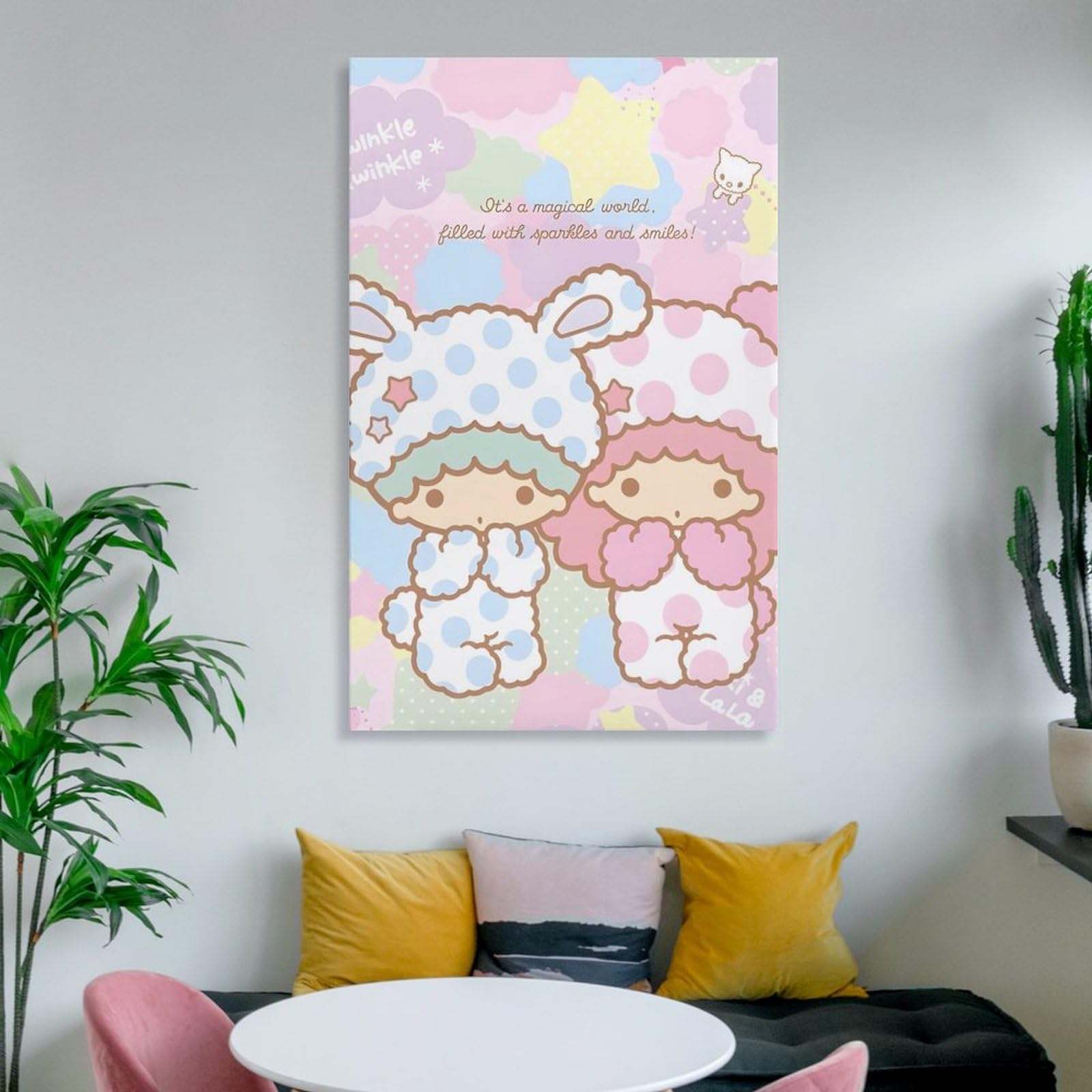 Amazon.co.jp: リトルツインスターズ キキララ アートポスター 飾り絵