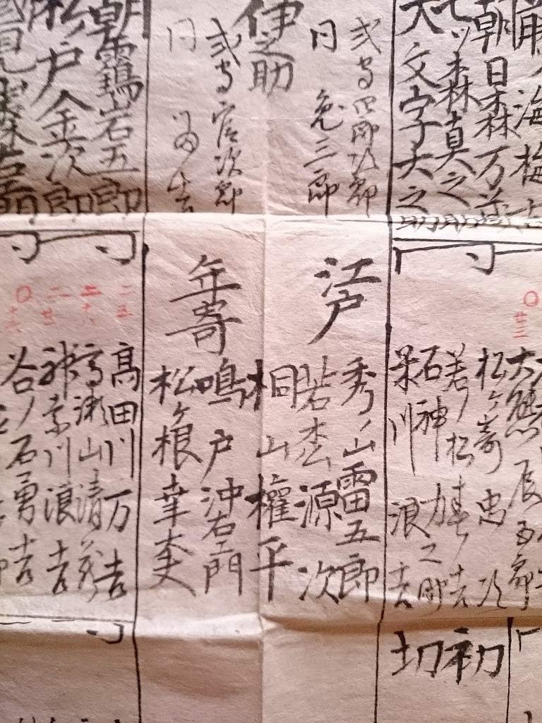 Amazon 江戸時代の相撲番付 手書き 大関 境川浪右衛門 猪王山森右衛門 大相撲 古い番付表 江戸期 歴史資料 B16 アニメ 萌えグッズ 通販