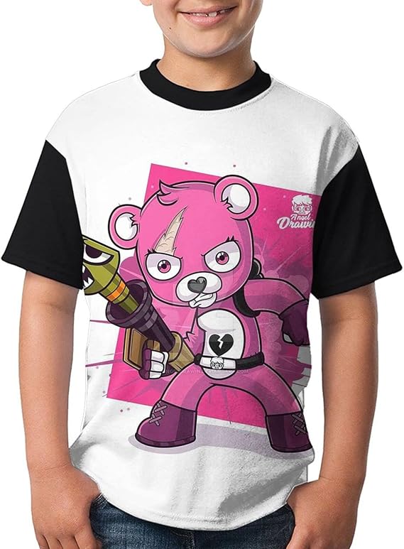 Amazon Co Jp フォートナイト バトルロイヤル Tシャツ 夏服 3 Dプリント 子供 半袖 丸首 吸汗速乾 伸縮性 通気性 男の子 女の子 子供服 男女兼用 夏服 子供 ファッション