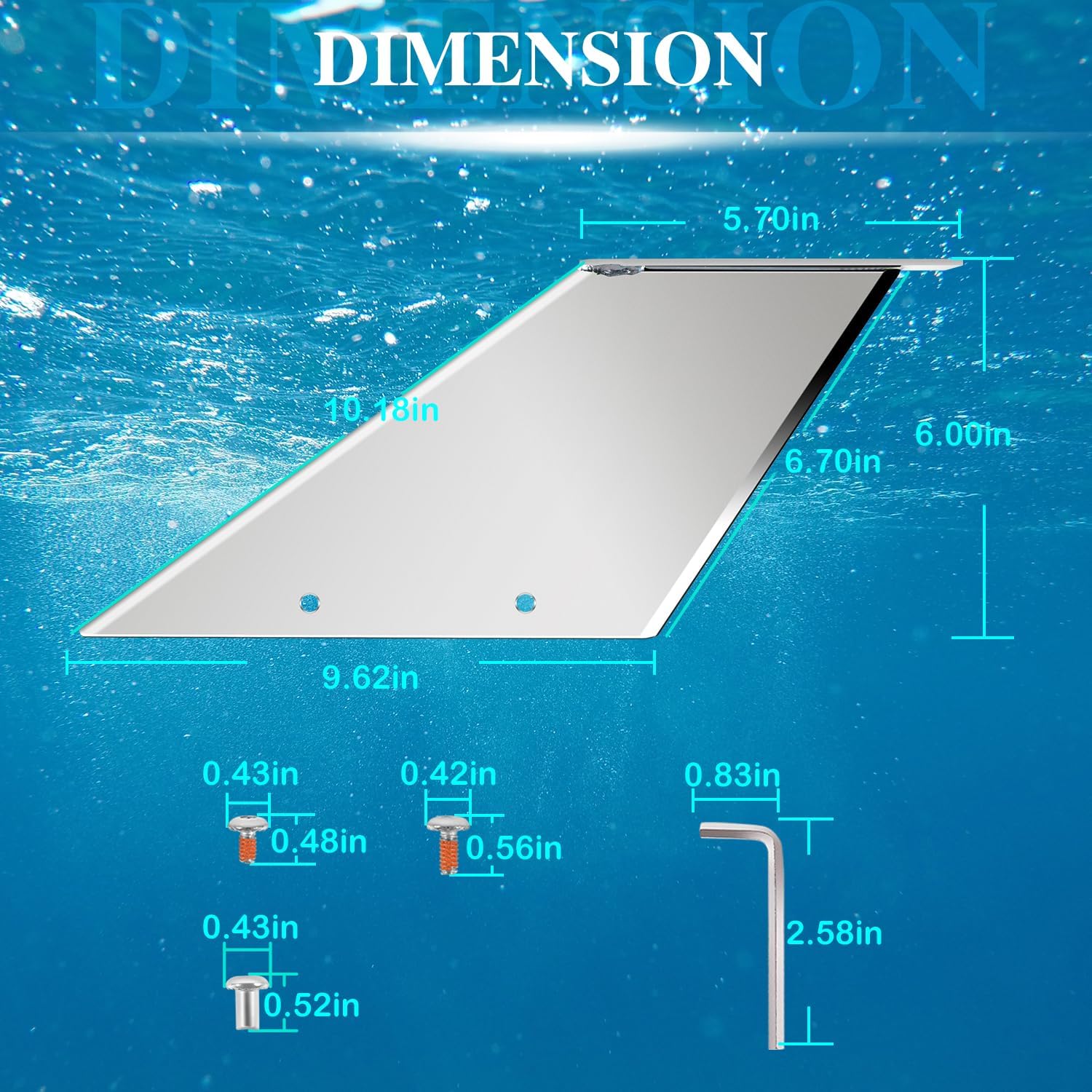 27211 Stainless Steel Skeg Guard Fix Damaged Skeg Fit for MERCURY MARINER 75HP, 90HP, 115HP Command Thrust, SeaPro 2014-Present; 135HP, 150HP, 175HP, 200HP, 225HP 4 Stroke & Verado 2005-2018