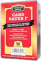 Vista 8 de Cardboard Gold Card Saver 1-200 unidades – Soporte para tarjetas semirrígido, protectores de tarjetas de intercambio – Cardsaver aprobado por la PSA