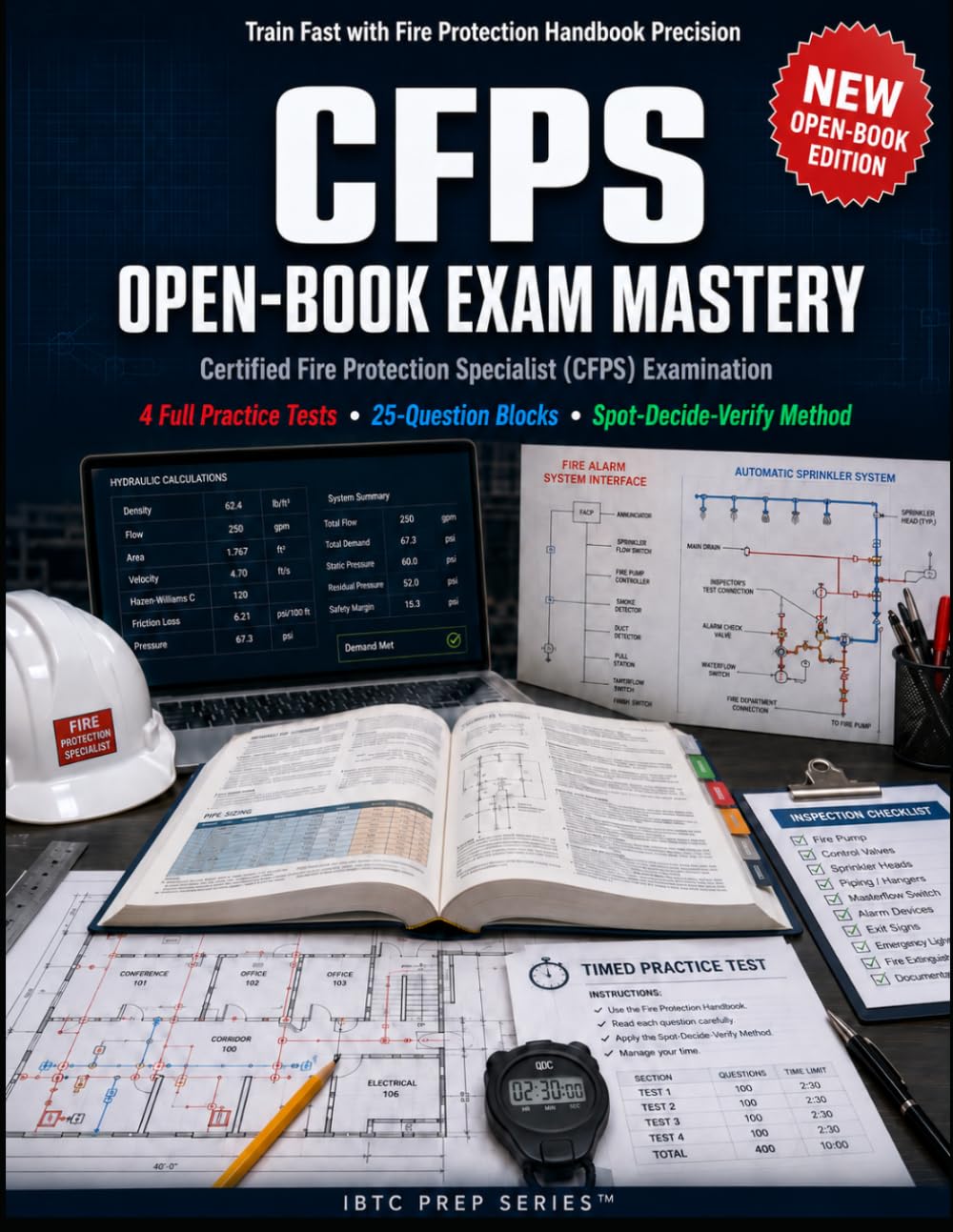 CFPS Open-Book Exam Mastery: Train Fast for the Certified Fire Protection Specialist Exam with Open-Book Precision
