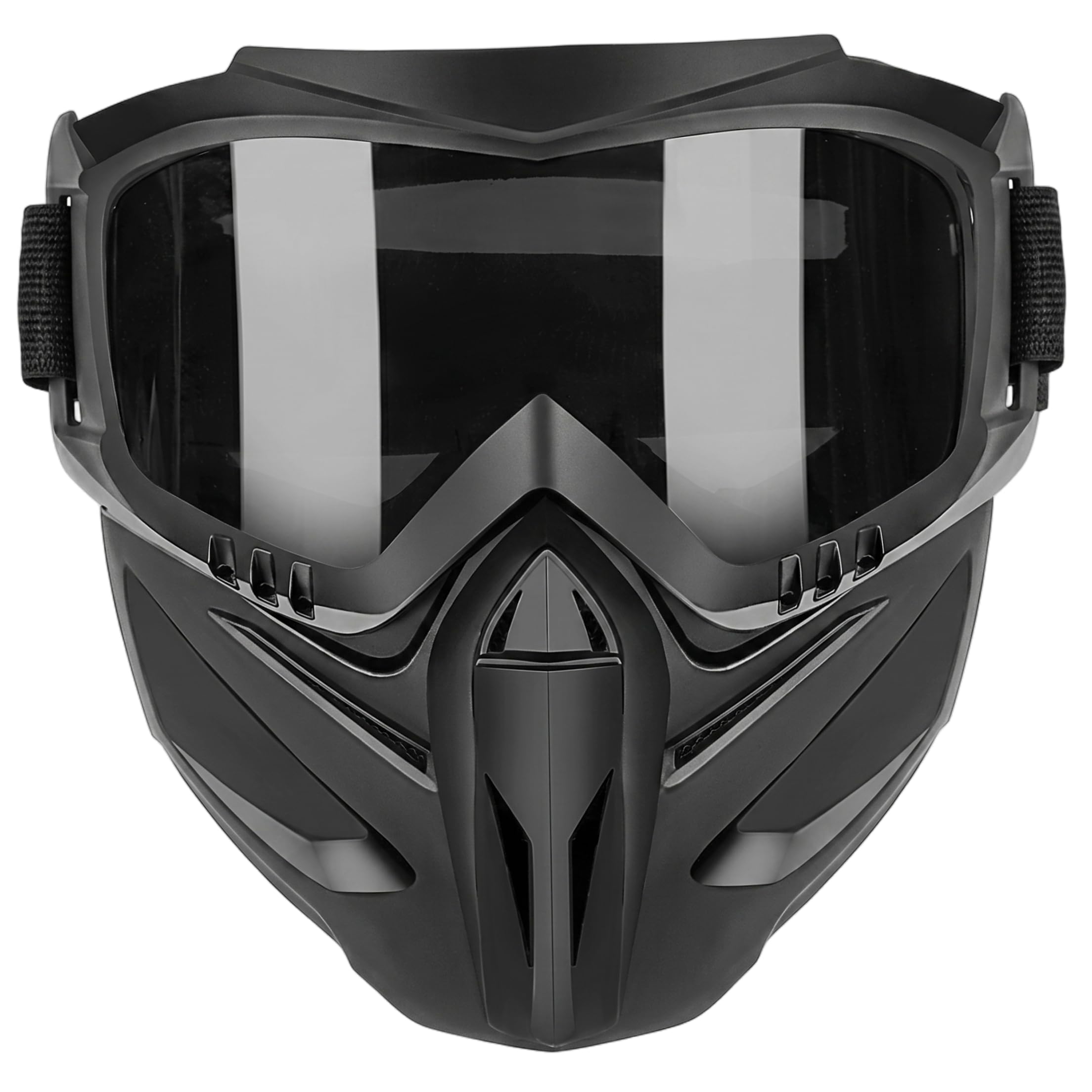 Welding Mask, Detachable Welding Goggles Dust & Windproof Face Shield for Grinding - Gray Lens