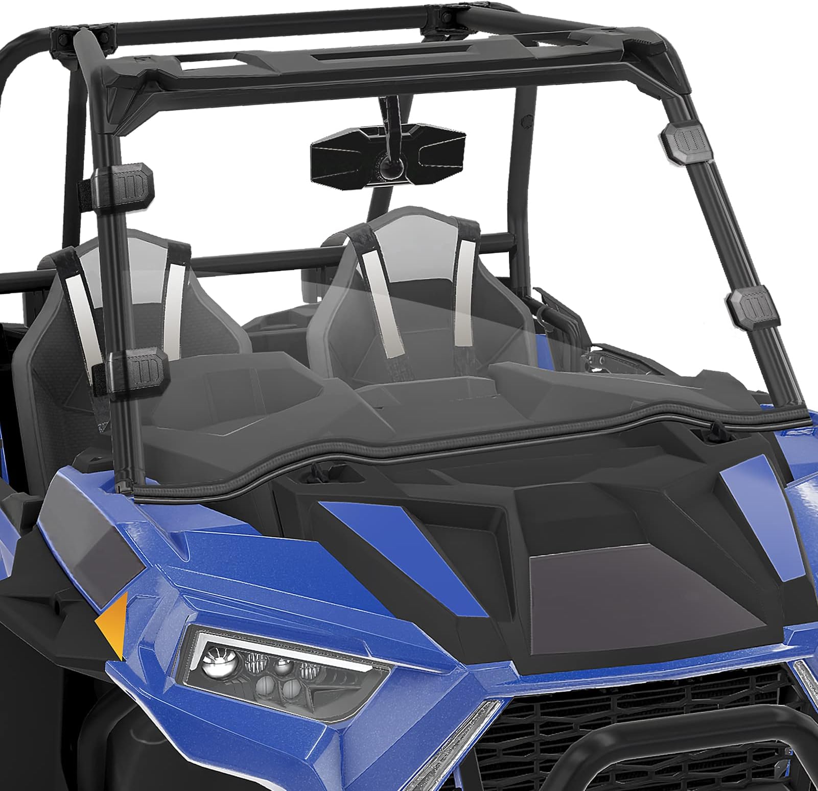 PMMA Clear UTV Full Windshield for Polaris Razor, 2020 RZR 900, 2020 RZR S 1000, 14-18 RZR XP 1000, 14-18 RZR XP 4 1000, 15-18 RZR 900, 15-18 RZR 4 900, 15-18 RZR S900, 14-18 RZR 1000