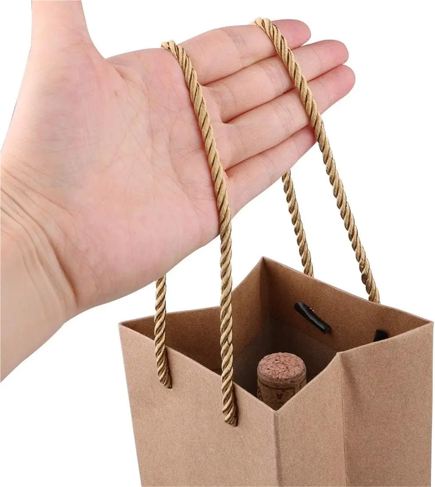 Borsa da 20 Bottiglie Singole con Maniglia per Spesa