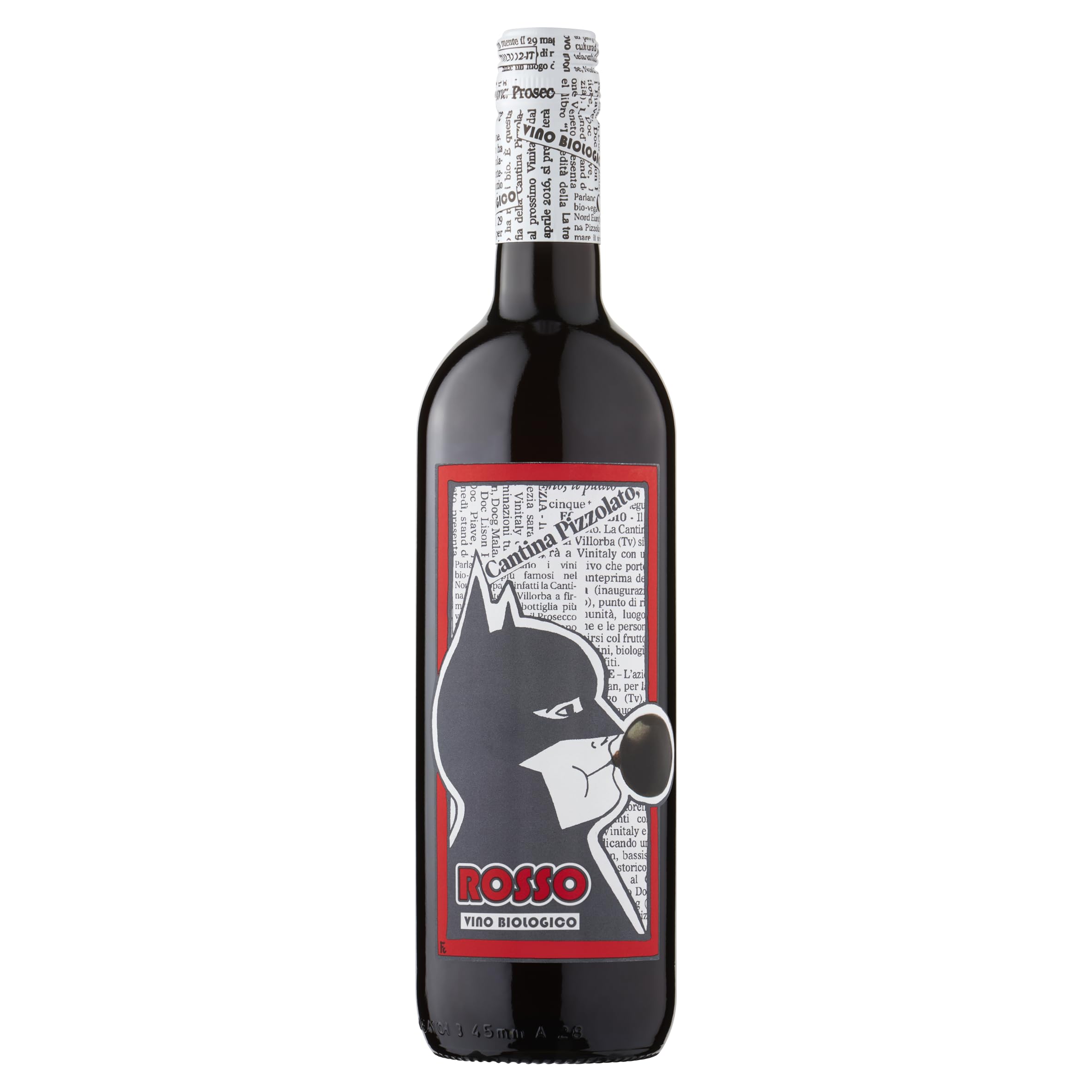 La Cantina Pizzolato NV, H-Hero Rosso, Italian Organic and Vegan Merlot (11.5% ABV), Veneto - 75cl