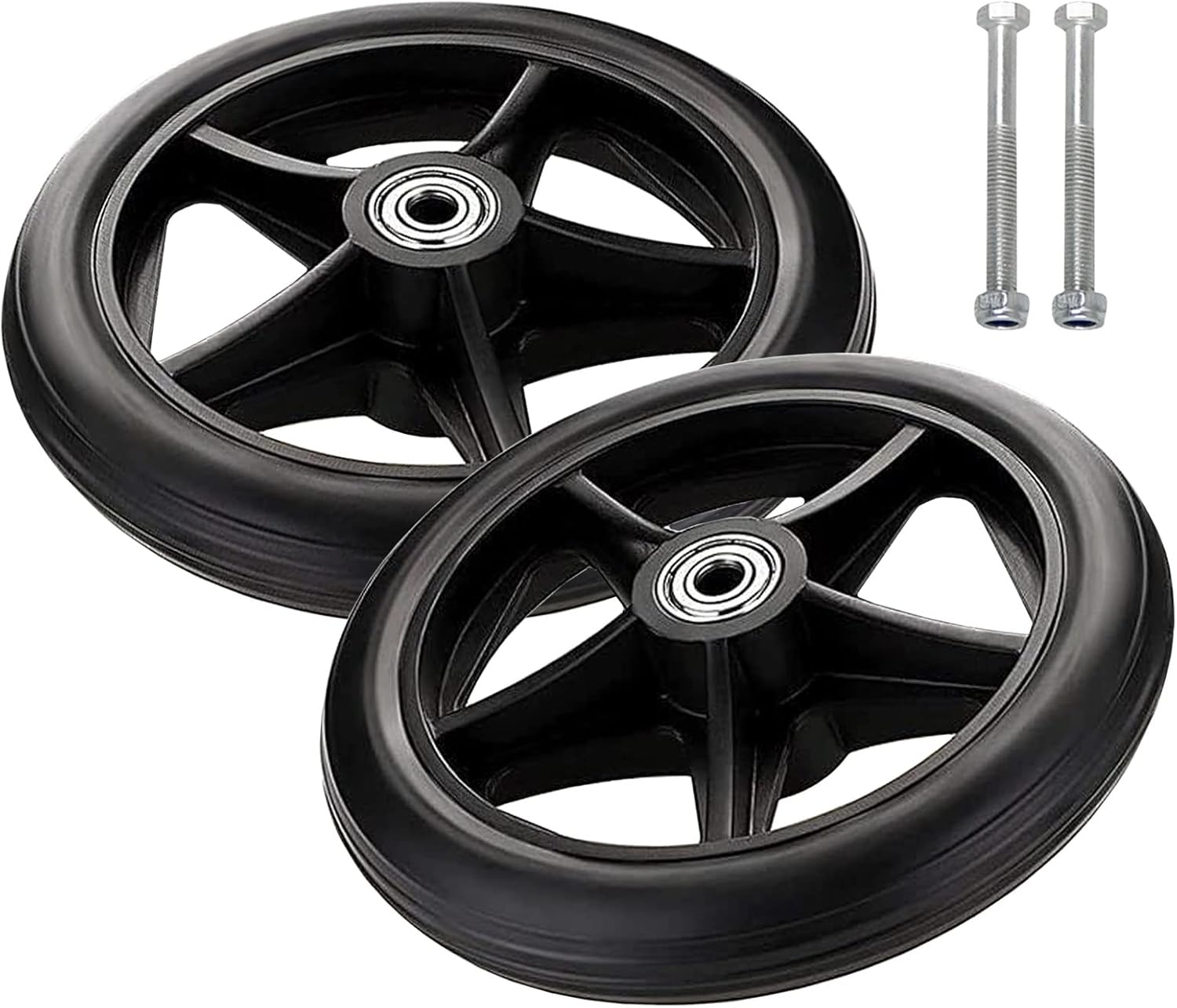 Replacement Wheel For Rollators, 6/7/8 Inch Wheelchair