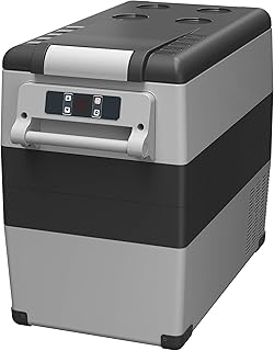 YY 55Liters Car Auto AC / DC12 / 24V Przenośny Kemping Piknik Outdoor RV Sprężarka Lodówka Mini Lodówka Cooler Box Travel Home (Color Name : Gray)