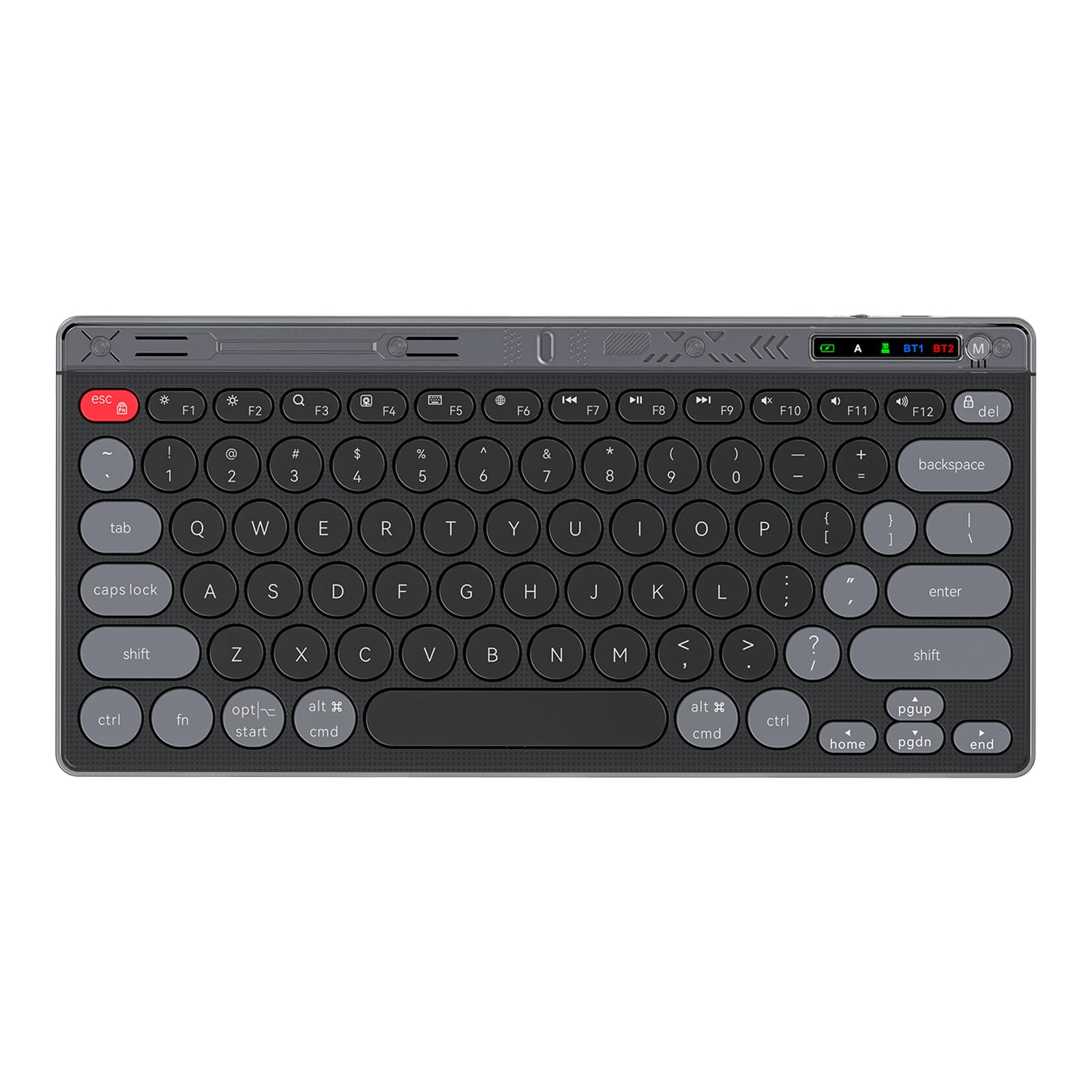 Matybobe Tastiera Wireless a Forbice Tastiera Aziendale a Forbice (Nera)