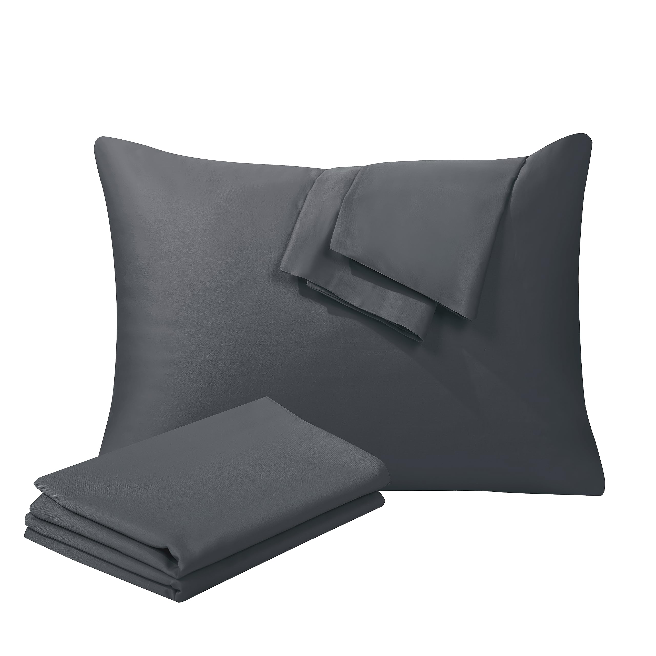 100 Egyptian Cotton Toddler Pillowcases Set of 2 400 Thread Count Sateen Weave Small Pillow Protectors Super Soft