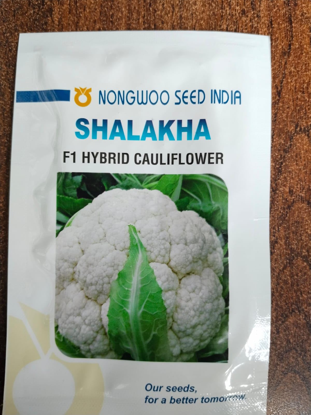 ハルぽく　5／５ Nongwoo Seed India Shalakha, F1 Hybrid Cauliflower Seeds, 10g