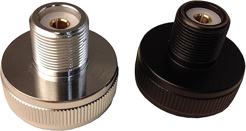 Adaptador de antena móvil TW-NMO a UHF hembra (SO-239) (2 paquetes) Uno es conector adaptador blanco y otro es conector adaptador de color negro