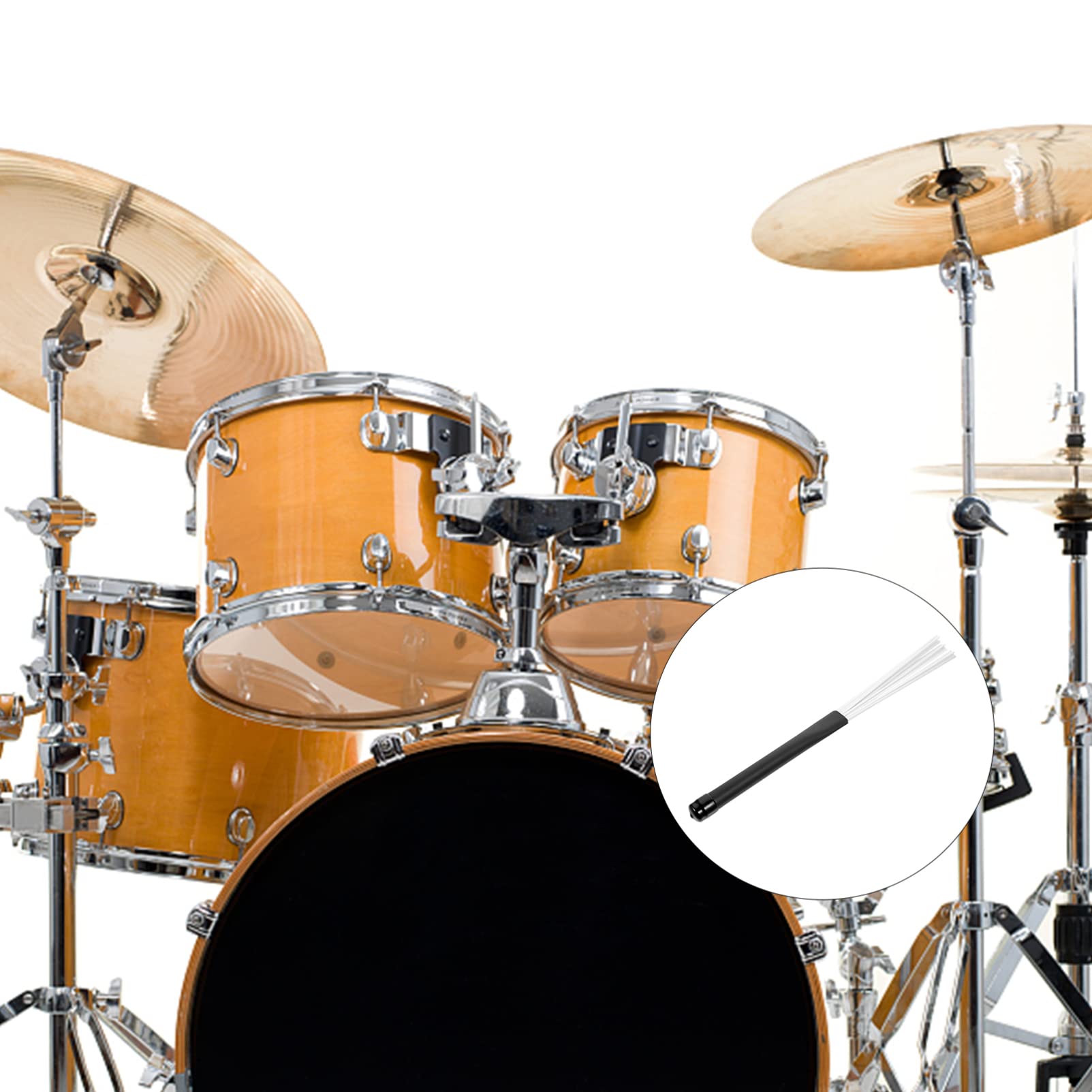 Paire De Balais De Batterie Rétractables En Nylon SUPVOX Pour Batterie Jazz Et Percussions