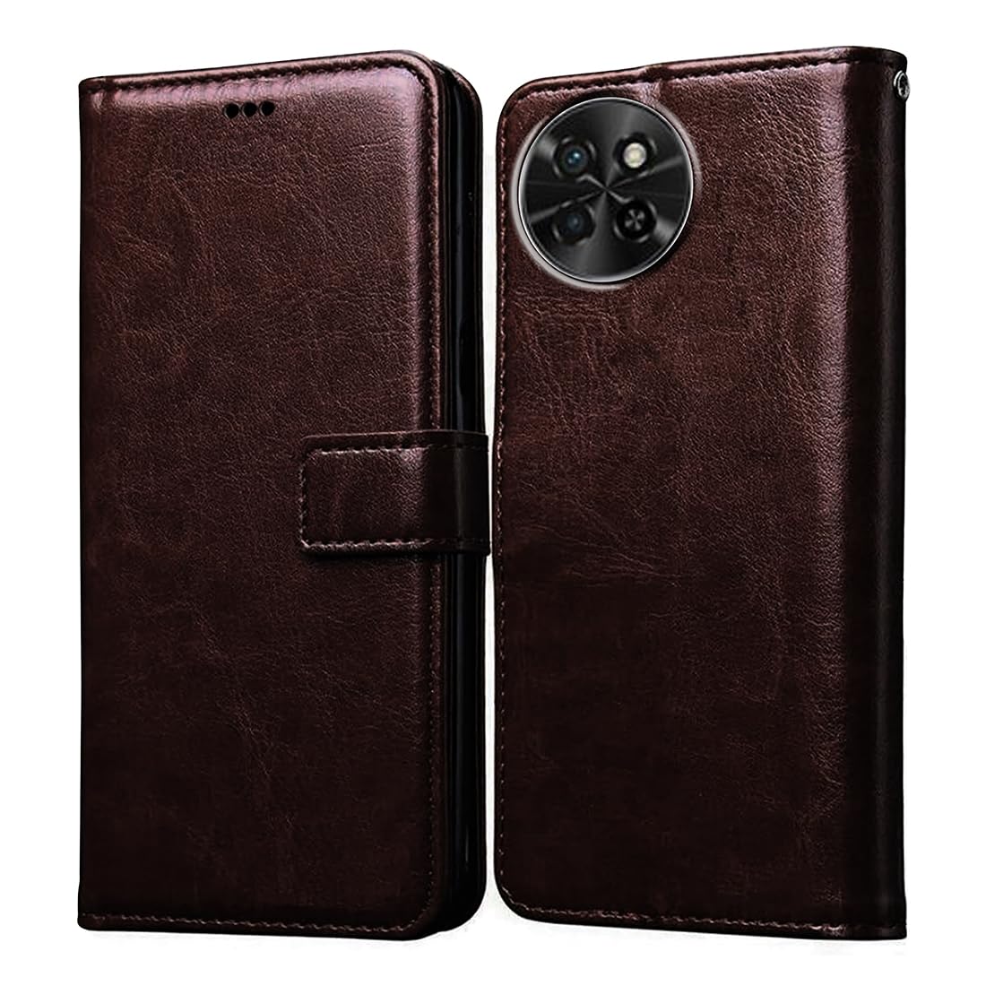 Amazon Brand- Solimo Flip for Itel S23 4G (Leather_Coffee) (B0CC33881N) Amazon Price History, Amazon Price Tracker