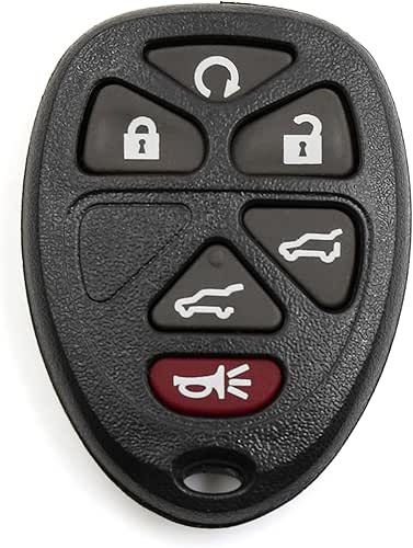 uxcell OUC60270 6 Buttons Key Fob Remote Control Case Shell