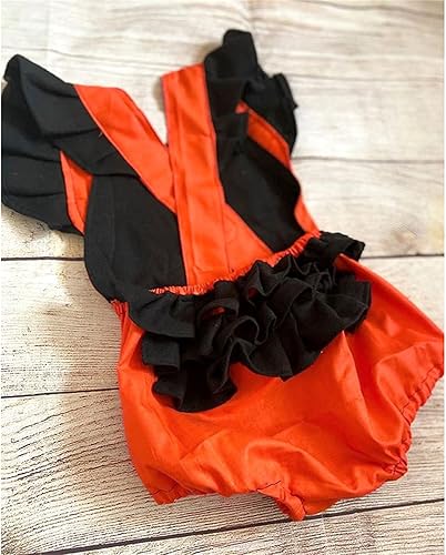 Miniatura 5 de Trajes de Halloween para niñas y niños traje de bebé con correa de calabaza body para bebé niño de 18 meses ropa para niño Naranja 12-18 meses