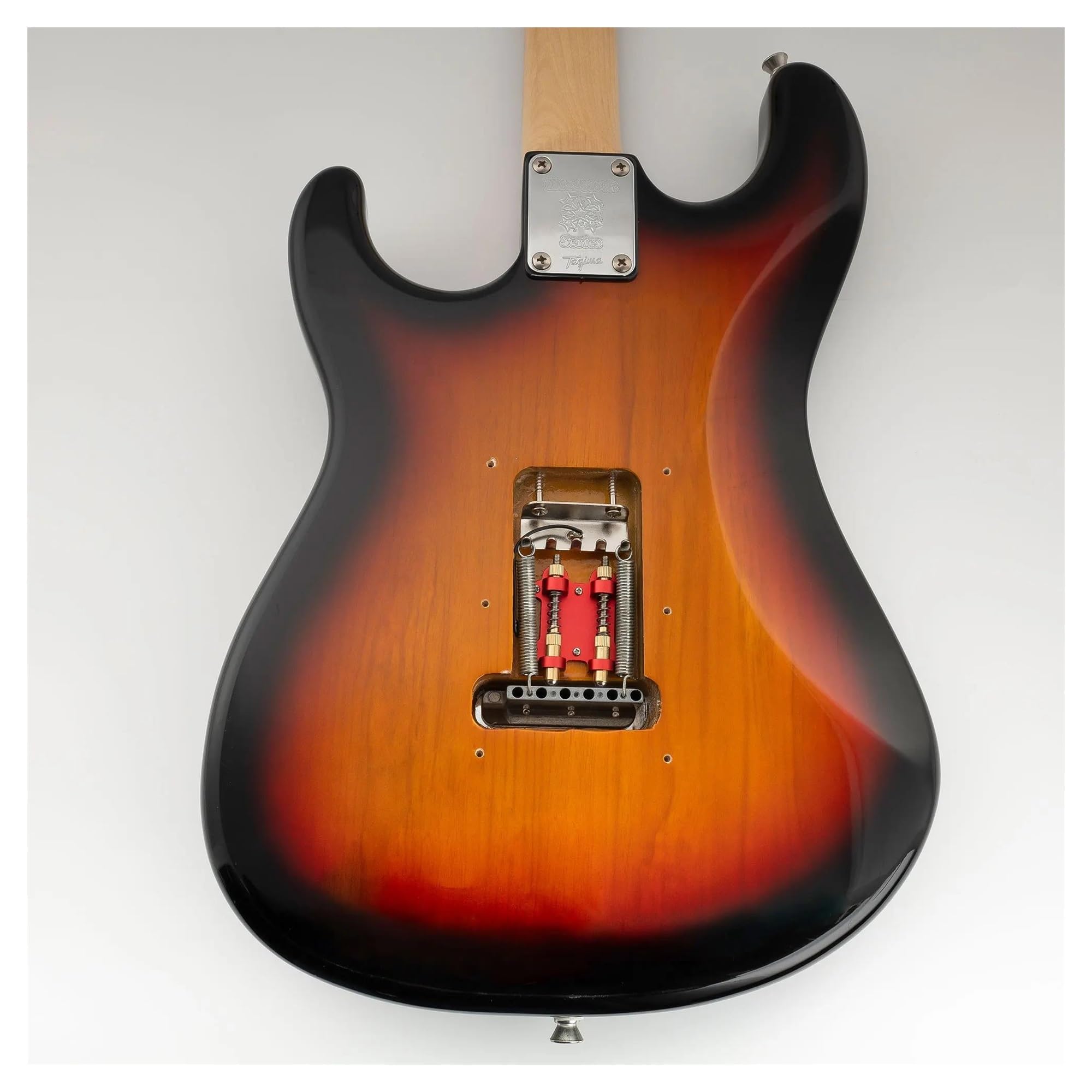 Puentes Y Estabilizadores De Trémolo Para Guitarra Eléctrica Accesorios Profesionales Coloridos Para Instrumentos | Puente de guitarra(Dual Red)
