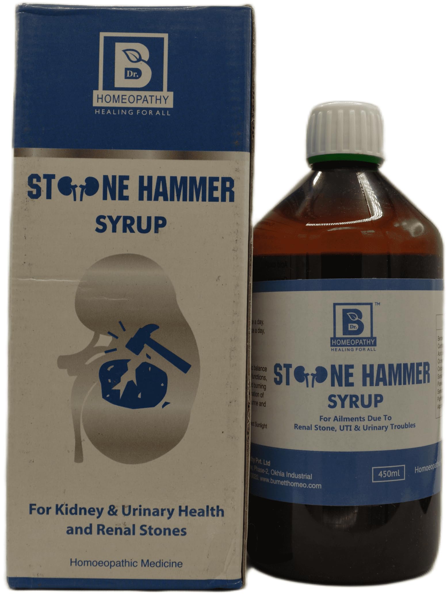 Burnett Homeopathy Stone Hammer Syrup 450 ML-image-10