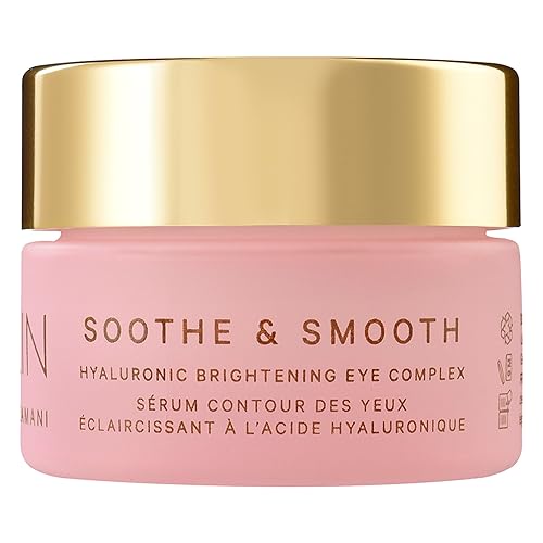 MZ SKIN Soothe & Smooth Hyaluronic Brightening Eye Complex 0.47 fl oz Crema de ojos antienvejecimiento de lujo con ácido hialurónico, tripéptidos y