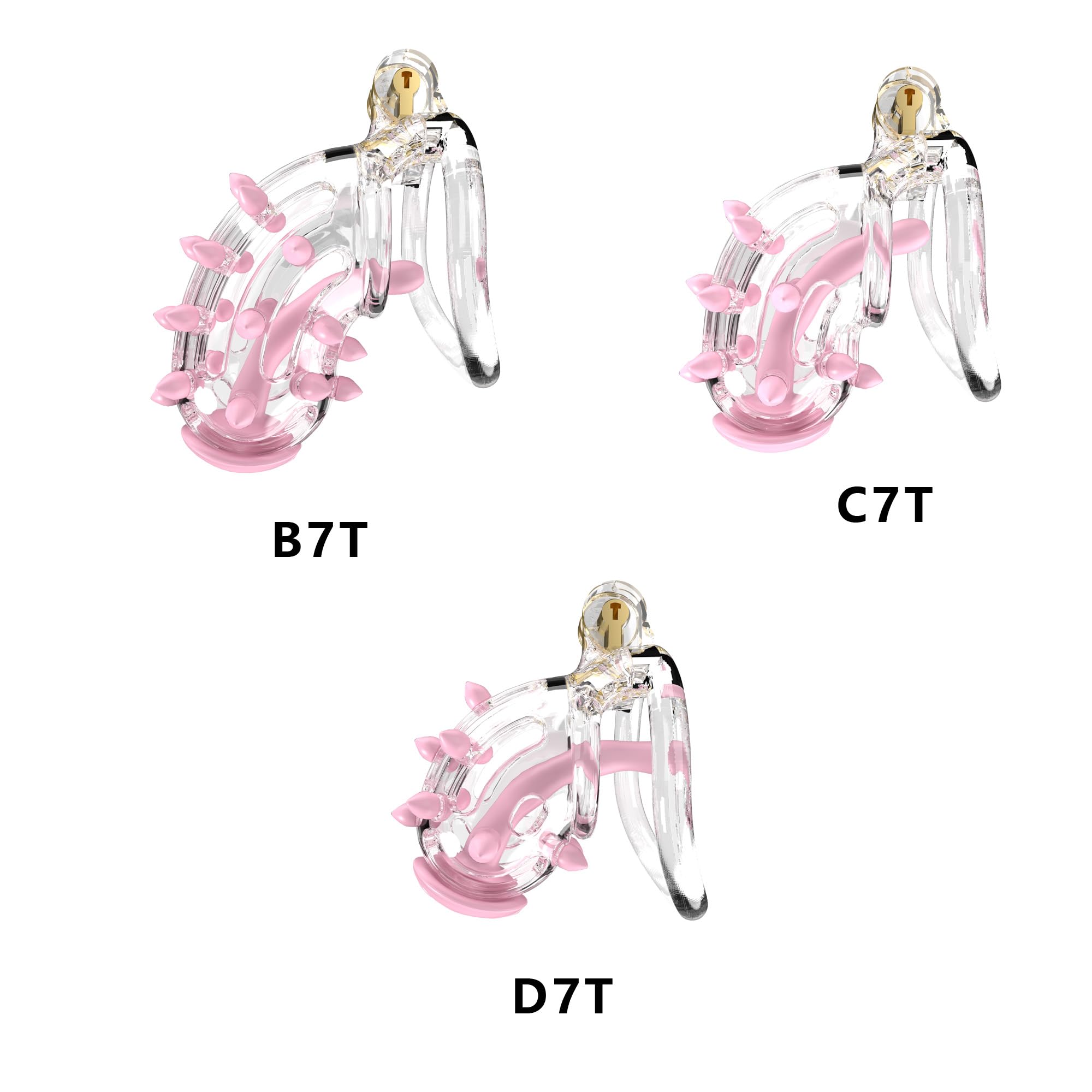 Cage de chasteté en résine 3D Cage de chasteté pour homme Cage à bite pour pénis Punition masculine Jouets sexuels pour le plaisir des couples (M)
