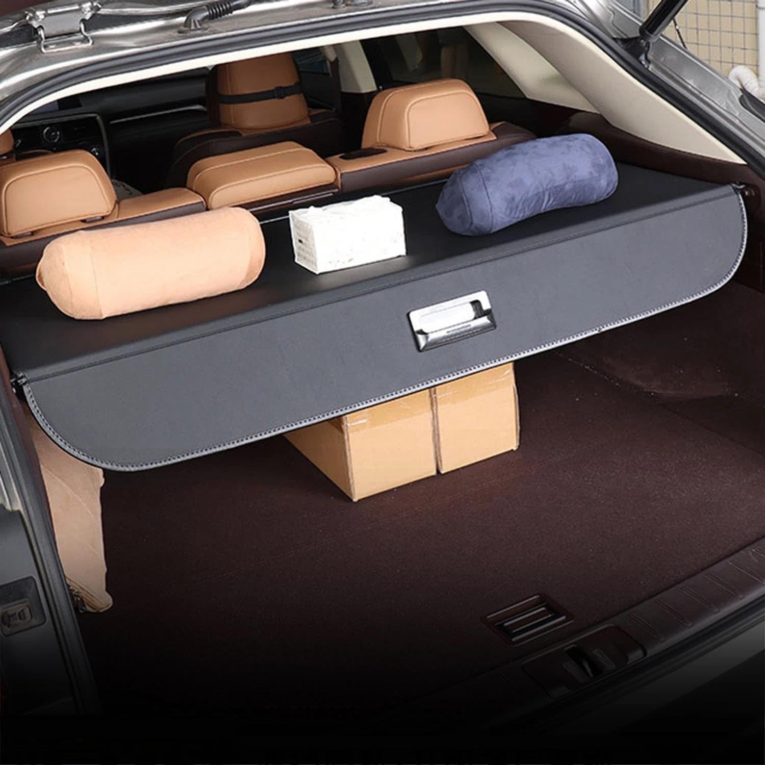 For Cadillac For XT5 2024 2025 Car Retractable Rear Trunk Cargo Cover Security Shield Shade Luggage Sturdy Boot Cover