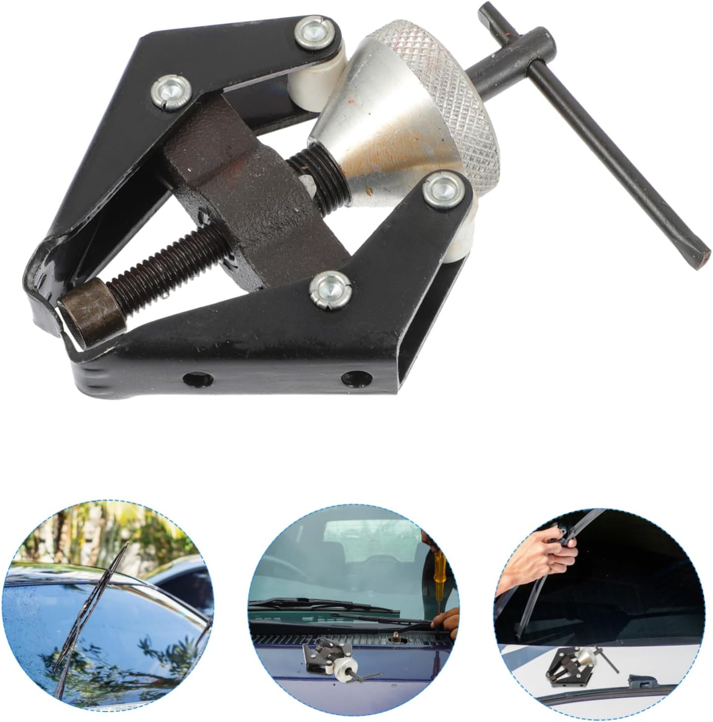 Mobestech Adjustable Wiper Arm Puller Tool for Easy Removal of Windshield Wipers Construction Simple Compatible Various Vehicle Models