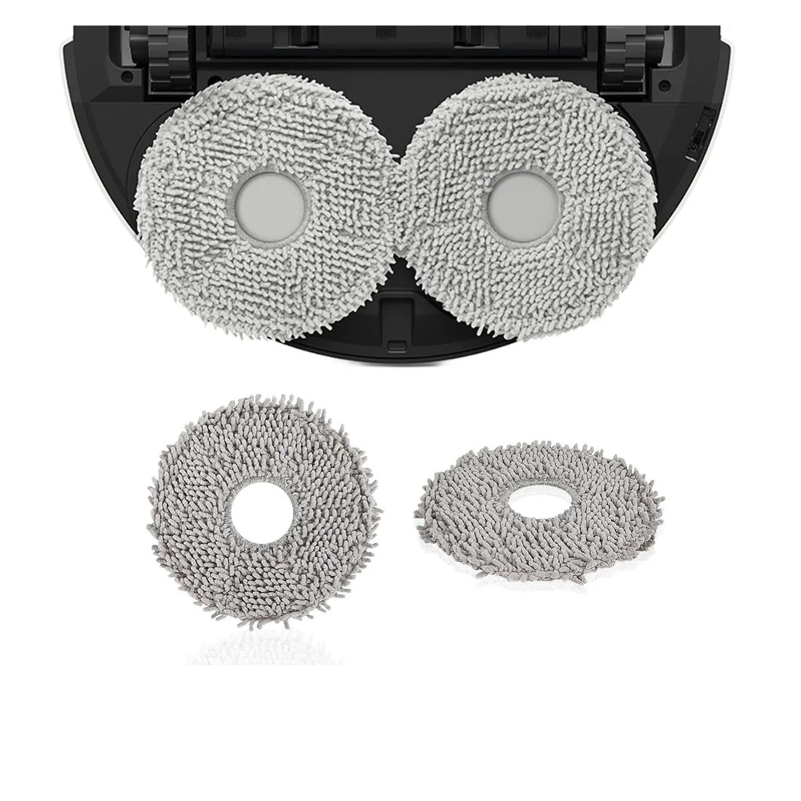 Paños De Fregona Absorbentes Líquidos De Repuesto, Compatibles Con Piezas De Robot Aspirador Dreame L10s Ultra L10s Pro S10 Pro L20 Ultra(16pcs)