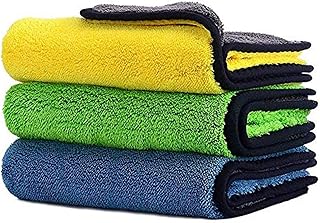 Car Drying Towel,Showtop Free Microfiber Cleaning Cloth,Premium Professional Soft Microfiber Towel,Super Absorbent Detailing Towel For Car-Windows-Screen-Kitchen,40X30Cm 3Pack