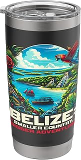 Belize City Travel Vacation Country Belize Roots Belizean Stainless Steel Insulated Tumbler