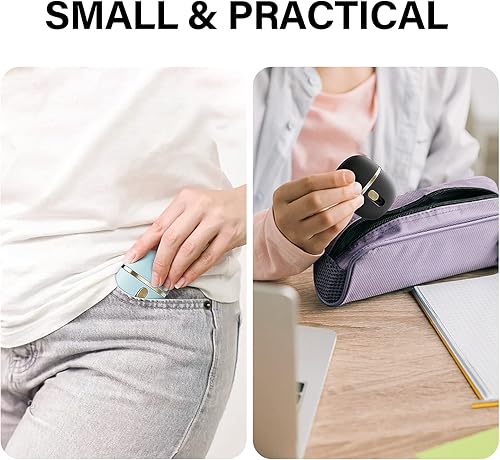 Miniatura 3 de Lomil Sellos de rodillo de protección contra robo de identidad, sello de seguridad confidencial que incluye recargas, protege tu identificación,