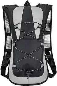 Mochila de Hidratação 2L Impermeável J'PRIB, Bolsa com Refil de Água para Corrida, Bike e Trilhas