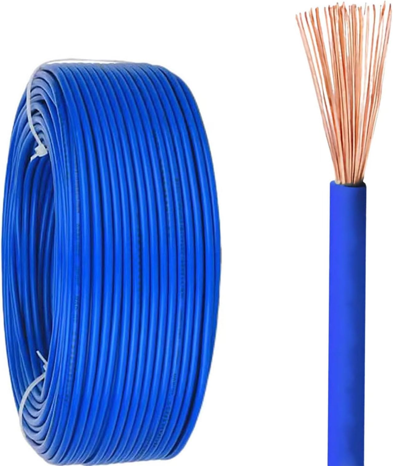 22/20/18/16 Gauge RV Copper Core Flexible Multi-Strand Power Cable – Flame Retardant, Soft PVC Insulated Electrical Wire, Low Resistance for Home, Industrial & Outdoor Use(20 AWG)