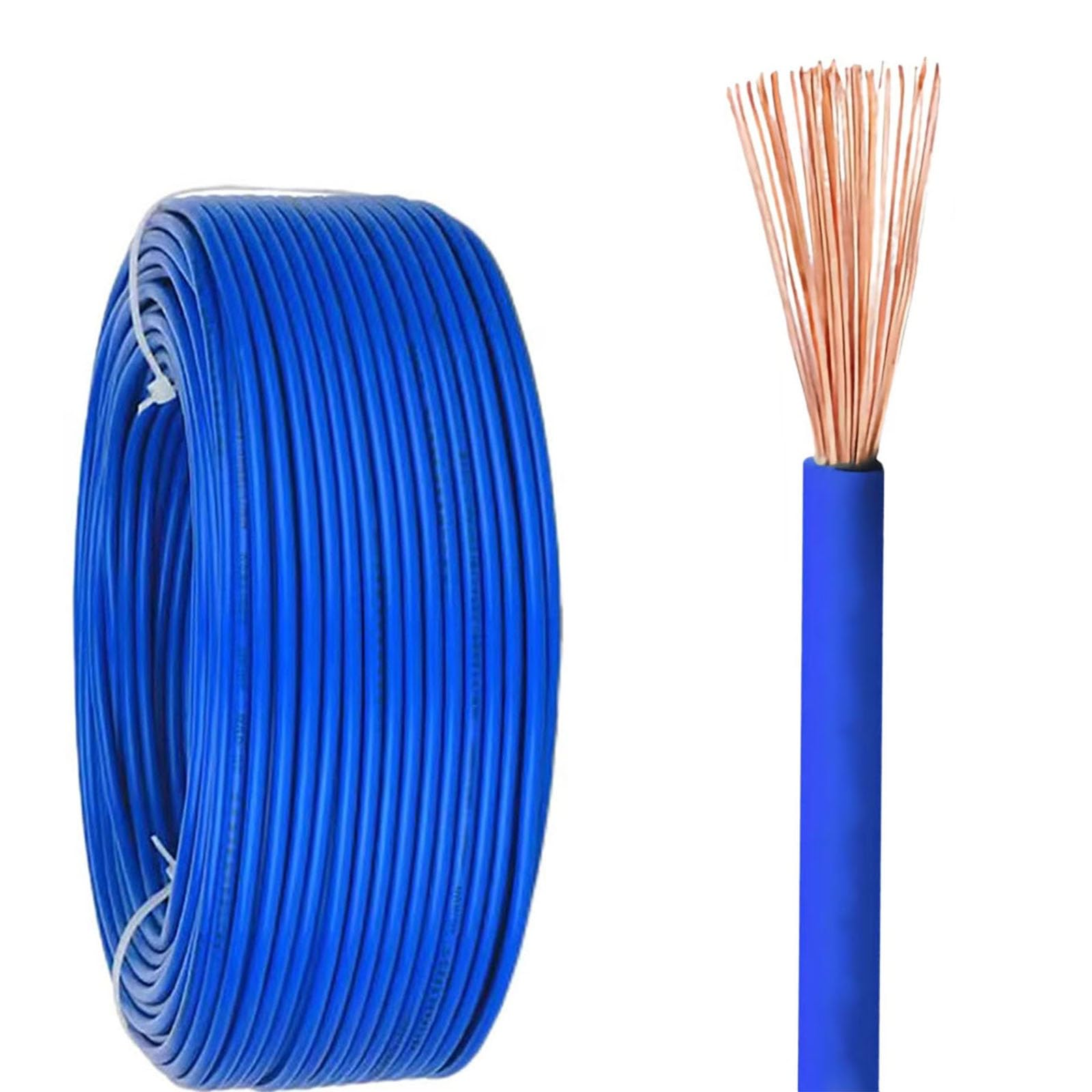 22/20/18/16 Gauge RV Copper Core Flexible Multi-Strand Power Cable – Flame Retardant, Soft PVC Insulated Electrical Wire, Low Resistance for Home, Industrial & Outdoor Use(22 AWG)