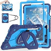 Vista 13 de WESOROL Funda para Samsung Galaxy Tab S10 Lite/S10 FE/S9 FE/S9 10.9/11 pulgadas (2025/2023), Funda para Tableta Galaxy Tab S9 a prueba de golpes