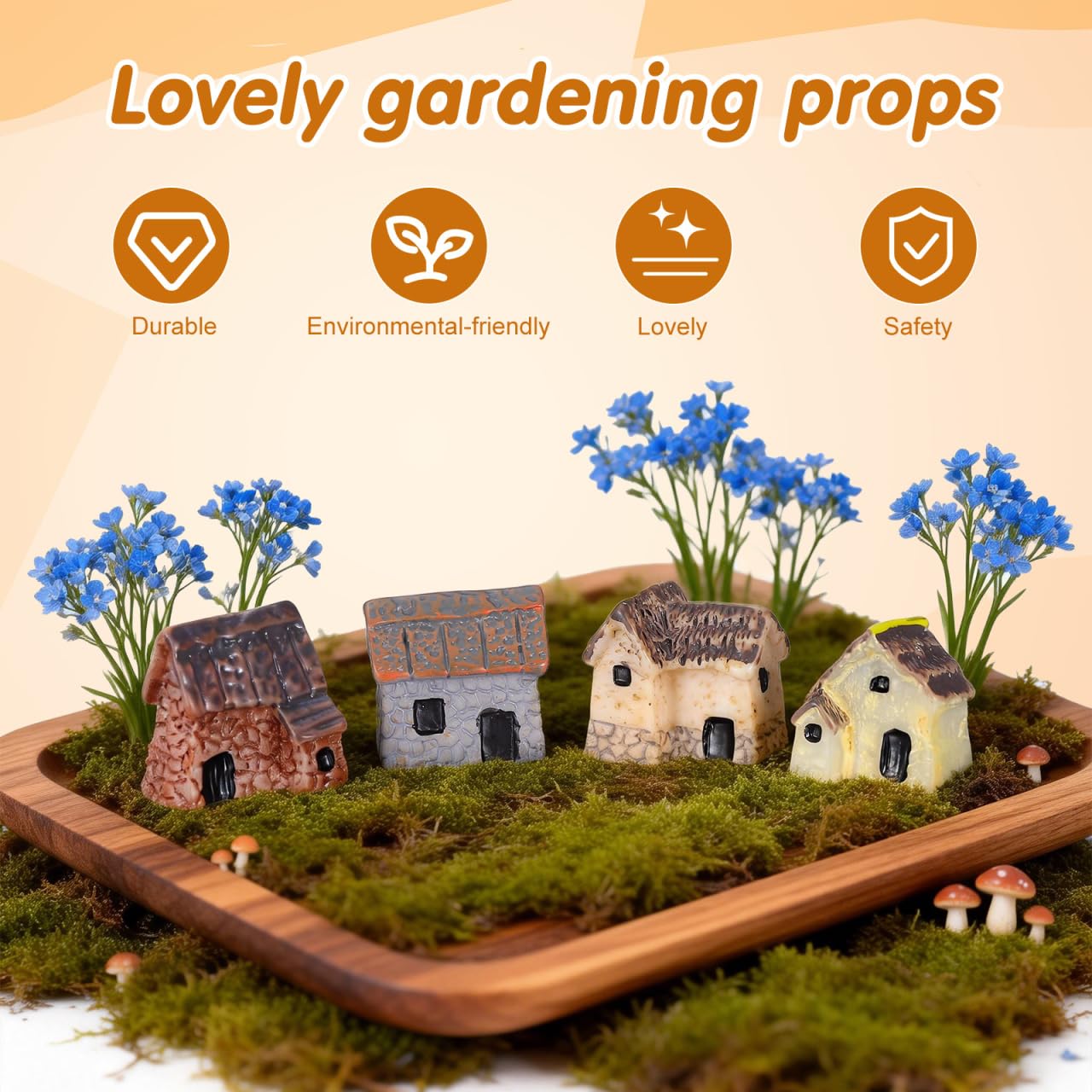 Miniatura Resina Tronco Micro Paesaggio Fata Giardino Ornamento Mini