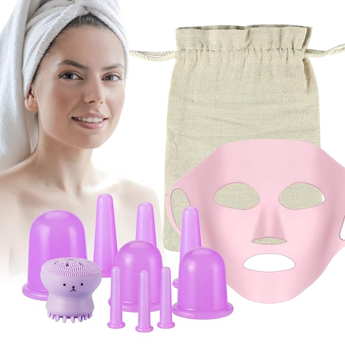 Buy Facial and Body Cupping Set Face Cupping Set, Improve Face, Eyes