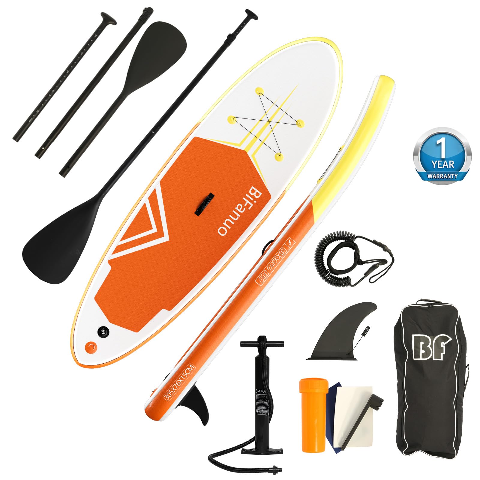 Amazon | Bifanuo インフレータブル スタンドアップパドルボード SUP