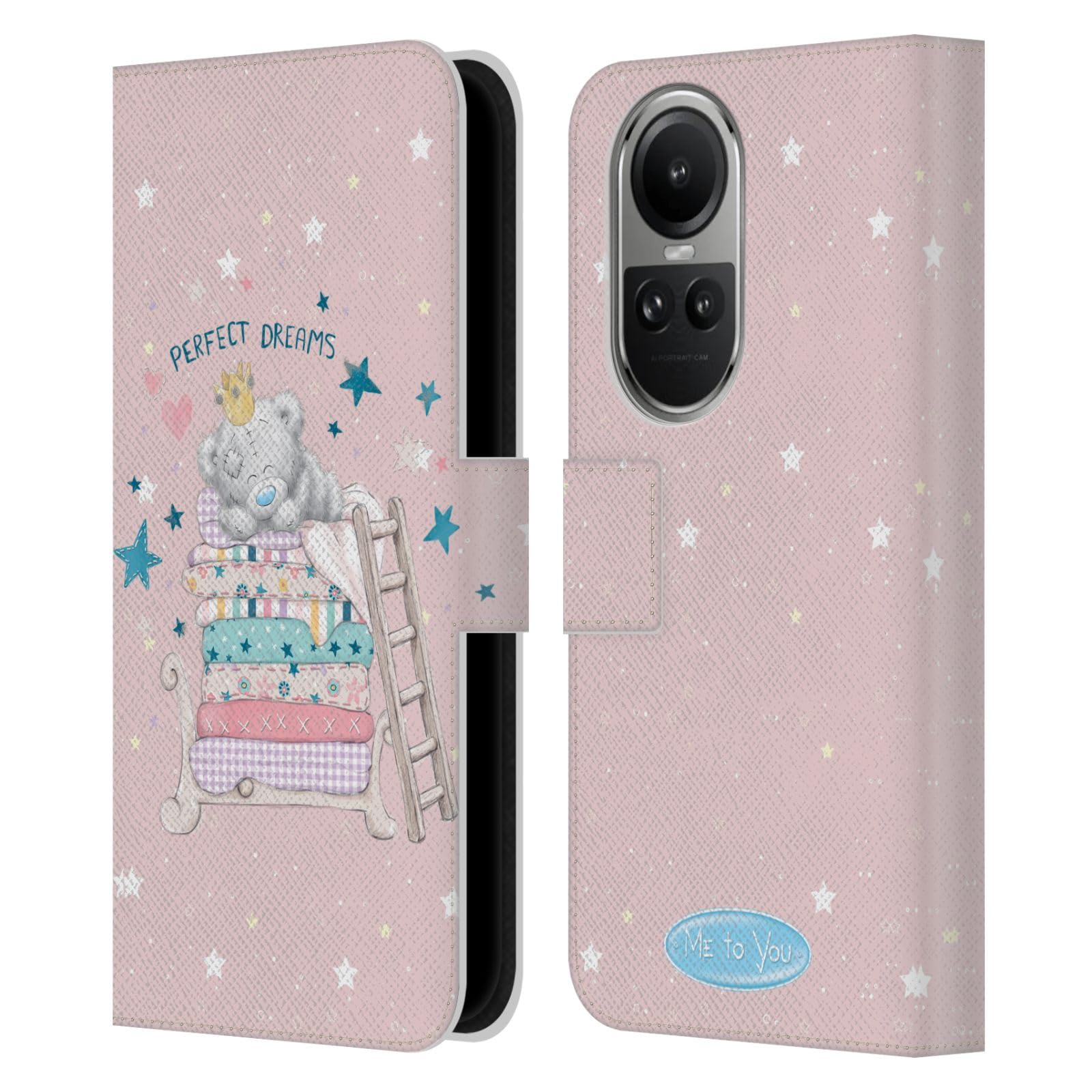 Head Case Designs Officially Licensed Me to You Perfect Dreams Once Upon A Time Leather Book Wallet Case Cover Compatible with Oppo Reno10 5G / Reno10 Pro 5G