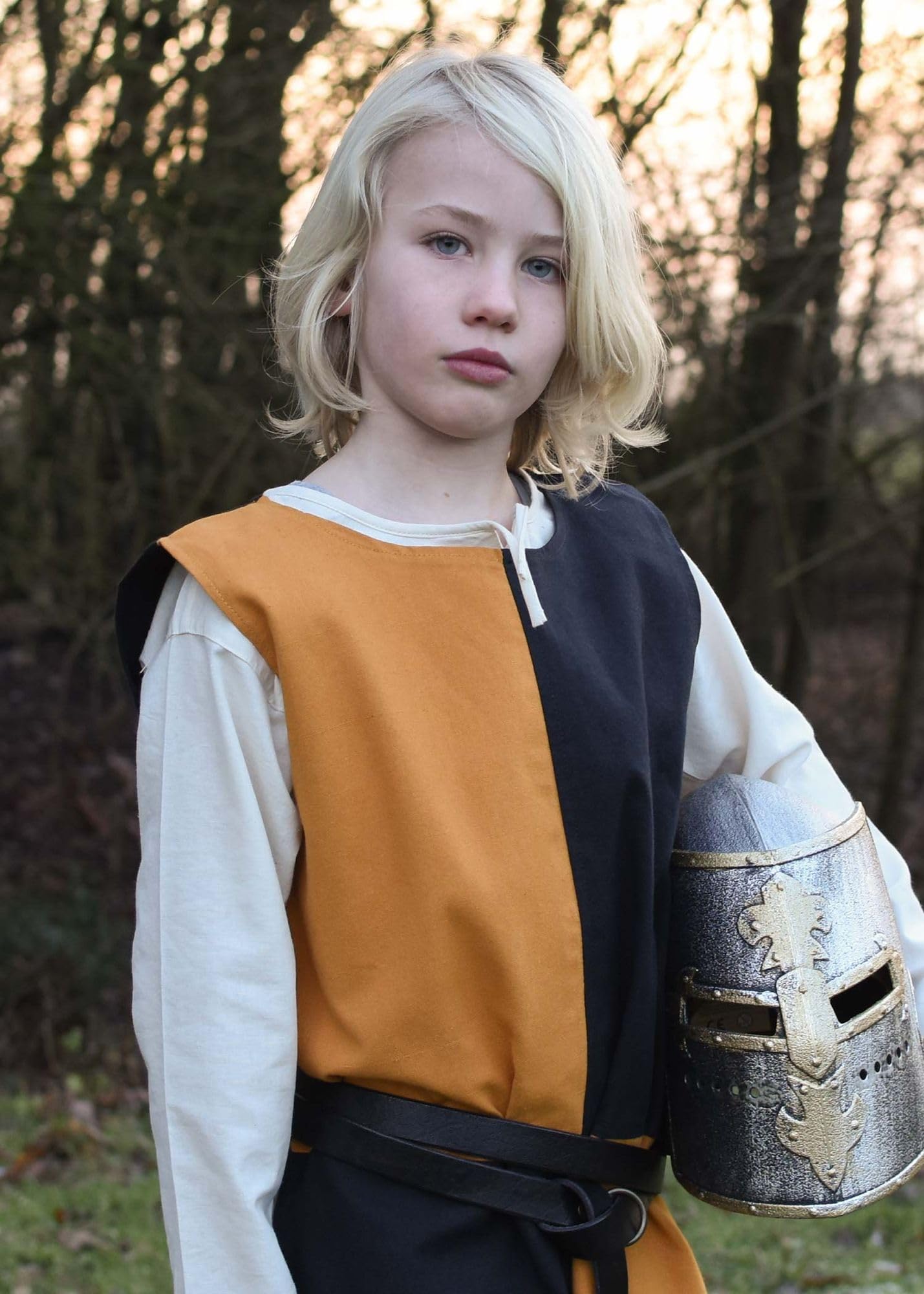 Battle-Merchant Lucas - średniowieczny płaszcz dziecięcy - rycerz, LARP, kostium średniowieczny