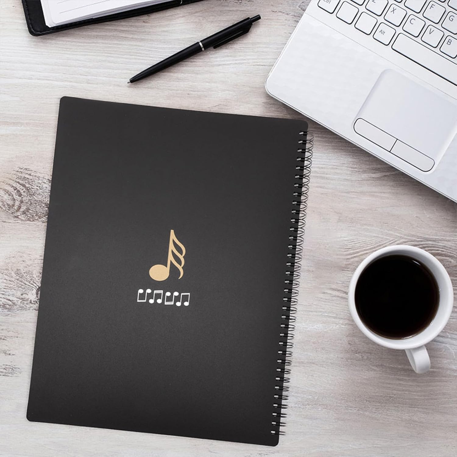 A4 Music Score Folder Multiple Inserts Plastic Music Sheet Storage Organizer Document File Binder for Musicians and Office Use