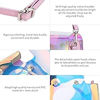 Vista 3 de EBTOOLS Estuche de almacenamiento para cámara, mini bolso transparente de PVC lindo, adecuado para mini cámara 11/9/8