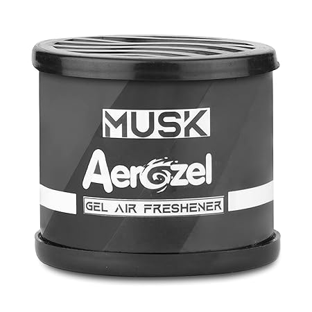 Aerozel Musk Car Gel Freshener - Musk Fragrance | Car Perfume - (100g) (Pack of 1)