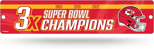 Miniatura 12 de Rico Industries All Sports Champions Plastic 4" x 16" Street Sign