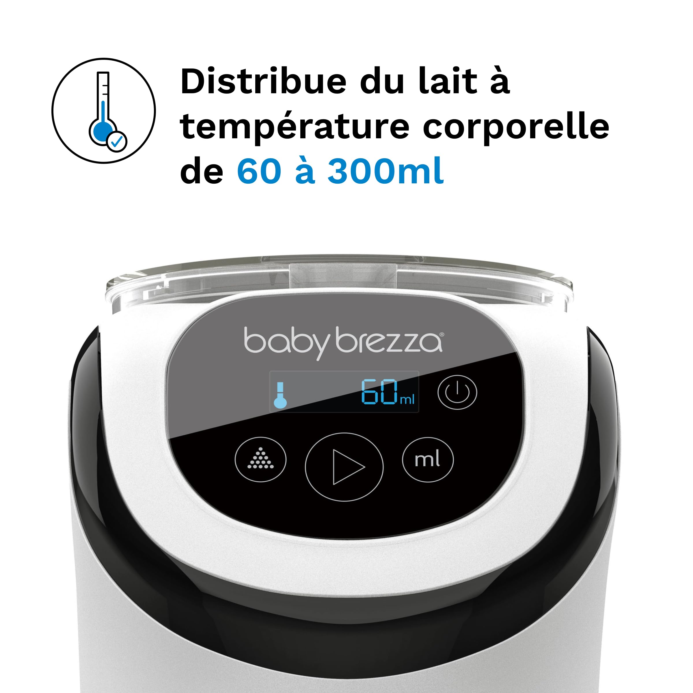 Baby Brezza - Préparateur de biberons automatique compact Formula Pro Mini | Idéal pour les petits espaces et facile à transporter en voyage – Un biberon chaud prêt en quelques secondes