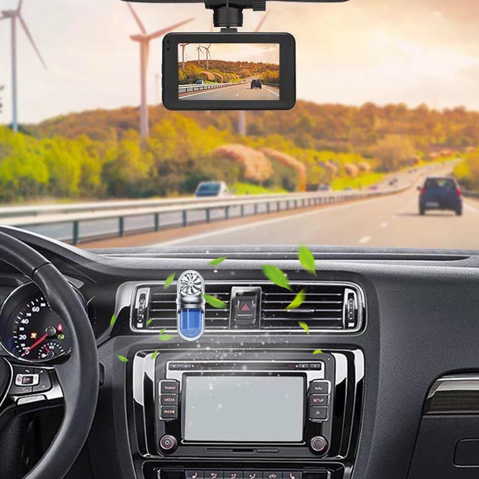 Profumatore per Auto da Climatizzatore | Diffusore Veicolo Per Auto Furgone - Duratura Fragranza Rinfrescante Viaggio Guidatore Accessorio Vettura