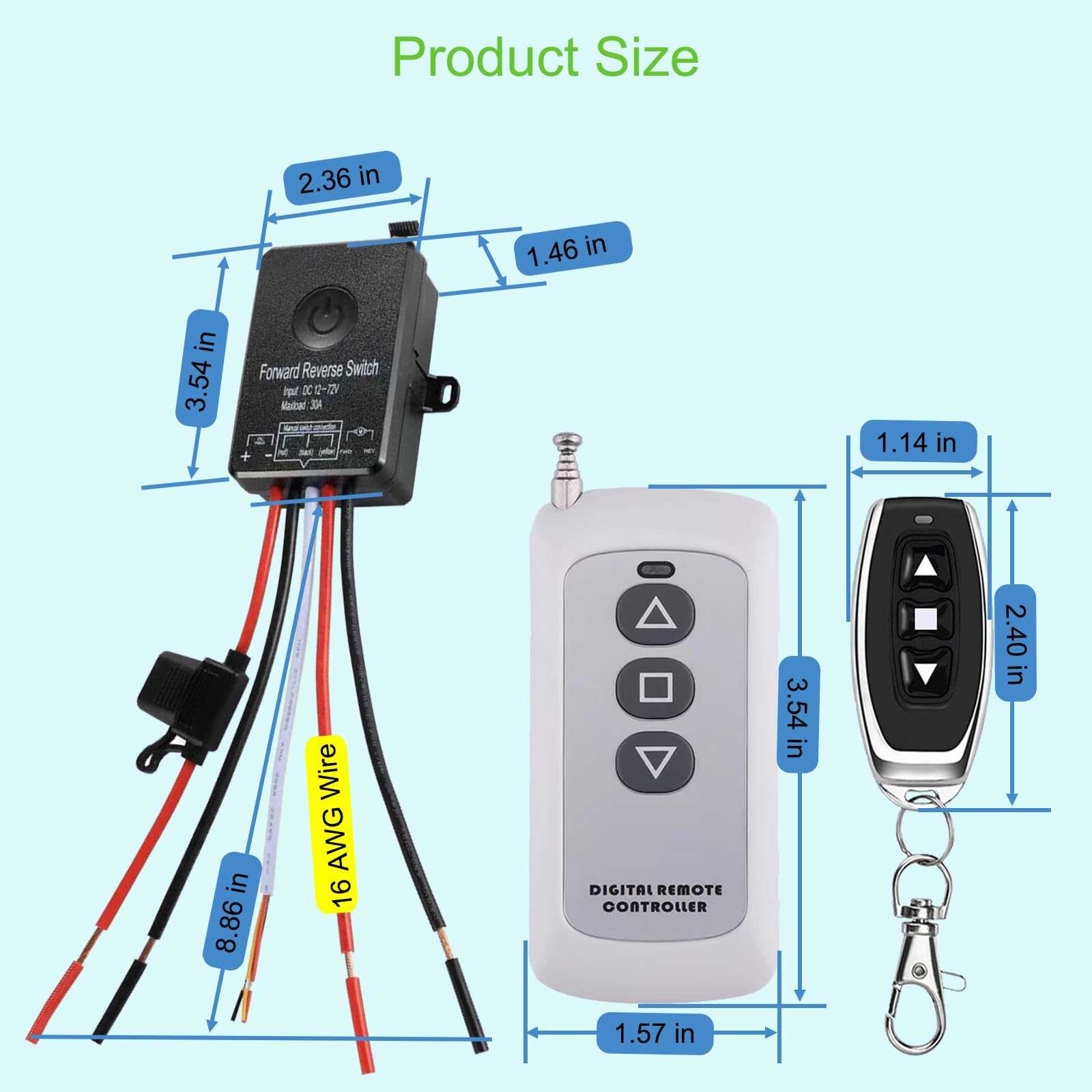 Forward Reverse Controller,Waterproof, Remote and Local Control — Amazon image 7