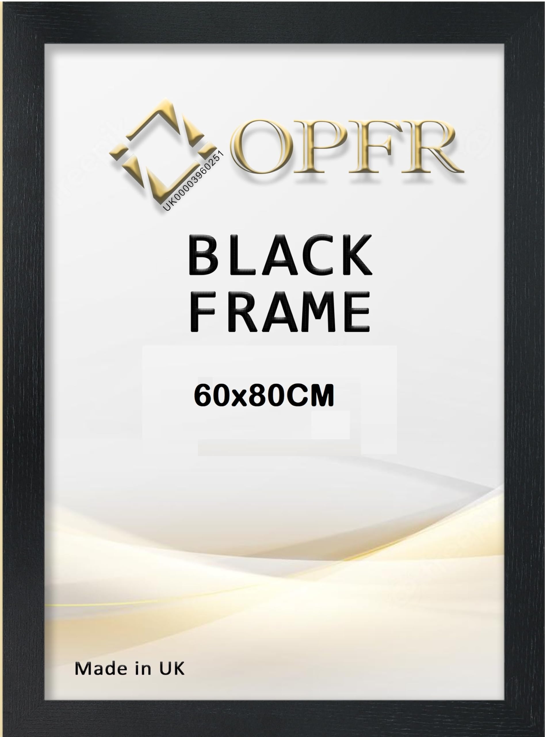 BLACK 60X80cm Poster Picture Frame