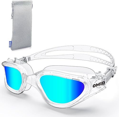 OMID - gafas de natación, cómodas gafas de natación polarizadas para adultos