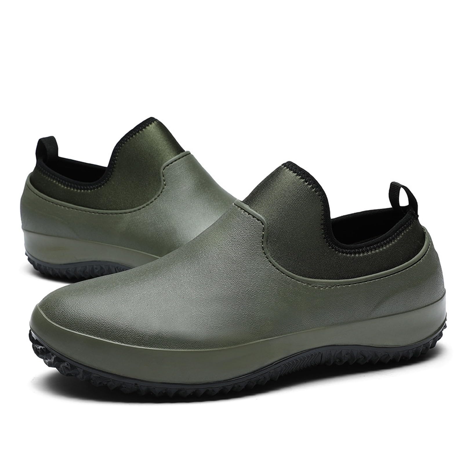 Generisch Gummischuhe Herren Wasserdicht Herren Stiefel Wasserdicht Angelstiefel Unisex Galosche Basic Gummistiefeletten Reisen Regenschuhe Einfarbige Gummistiefel